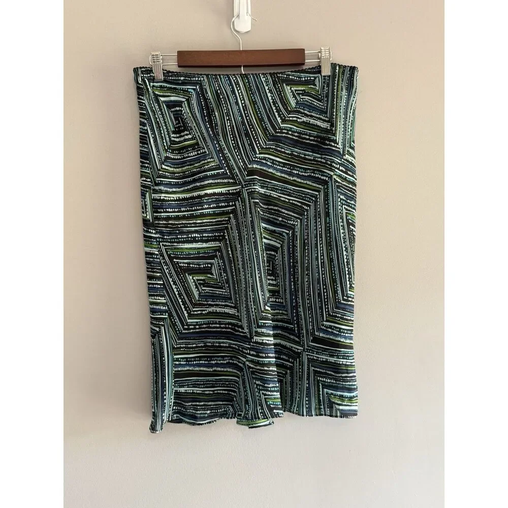 Vintage Y2K Silk Skirt Midi Fairy Grunge Whimsigoth Retro Moody Sheer Art S/M